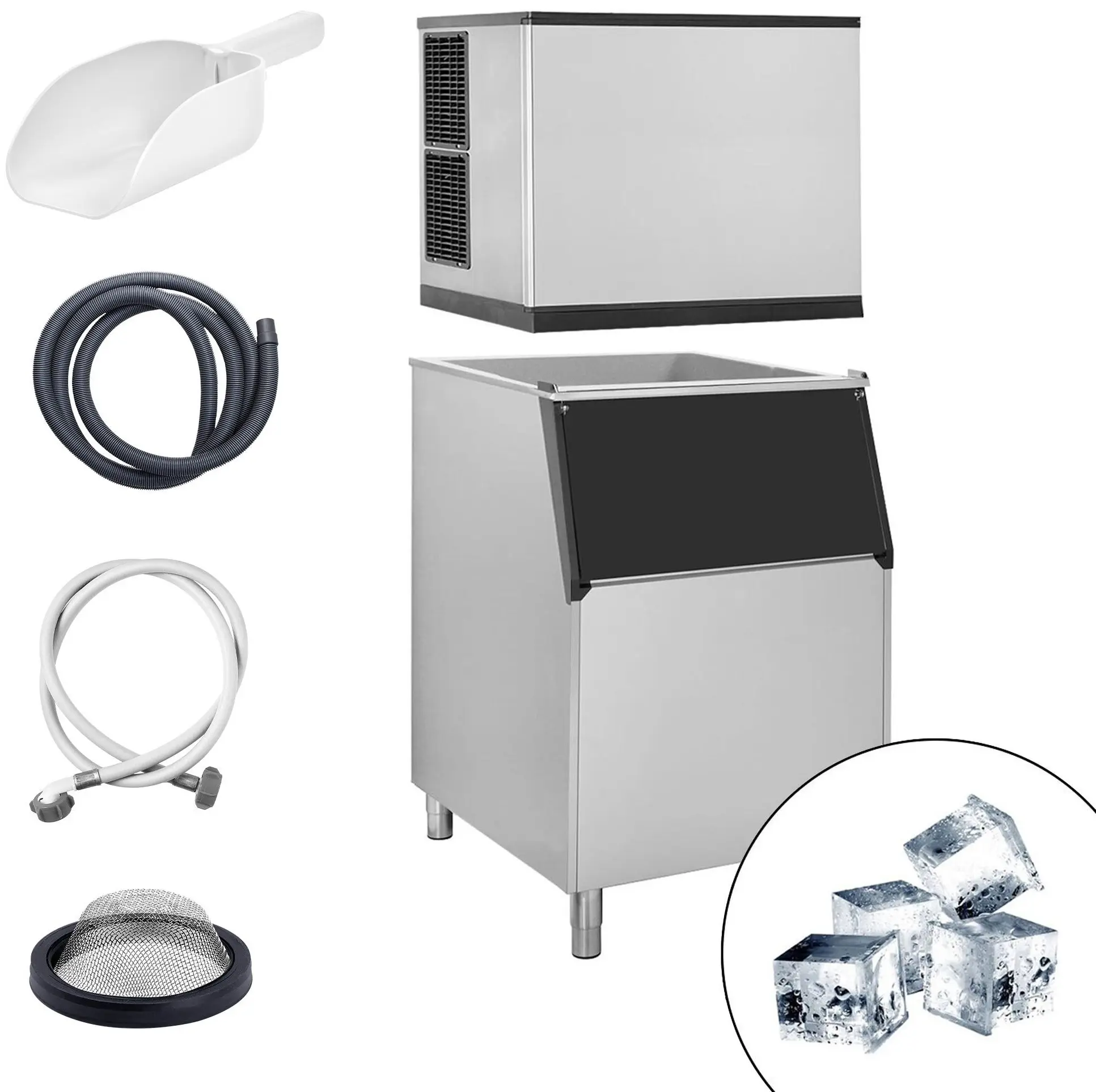 Generator de gheata GGM Gastro EWI212VH#EVI200 (Inox/Black) - 3