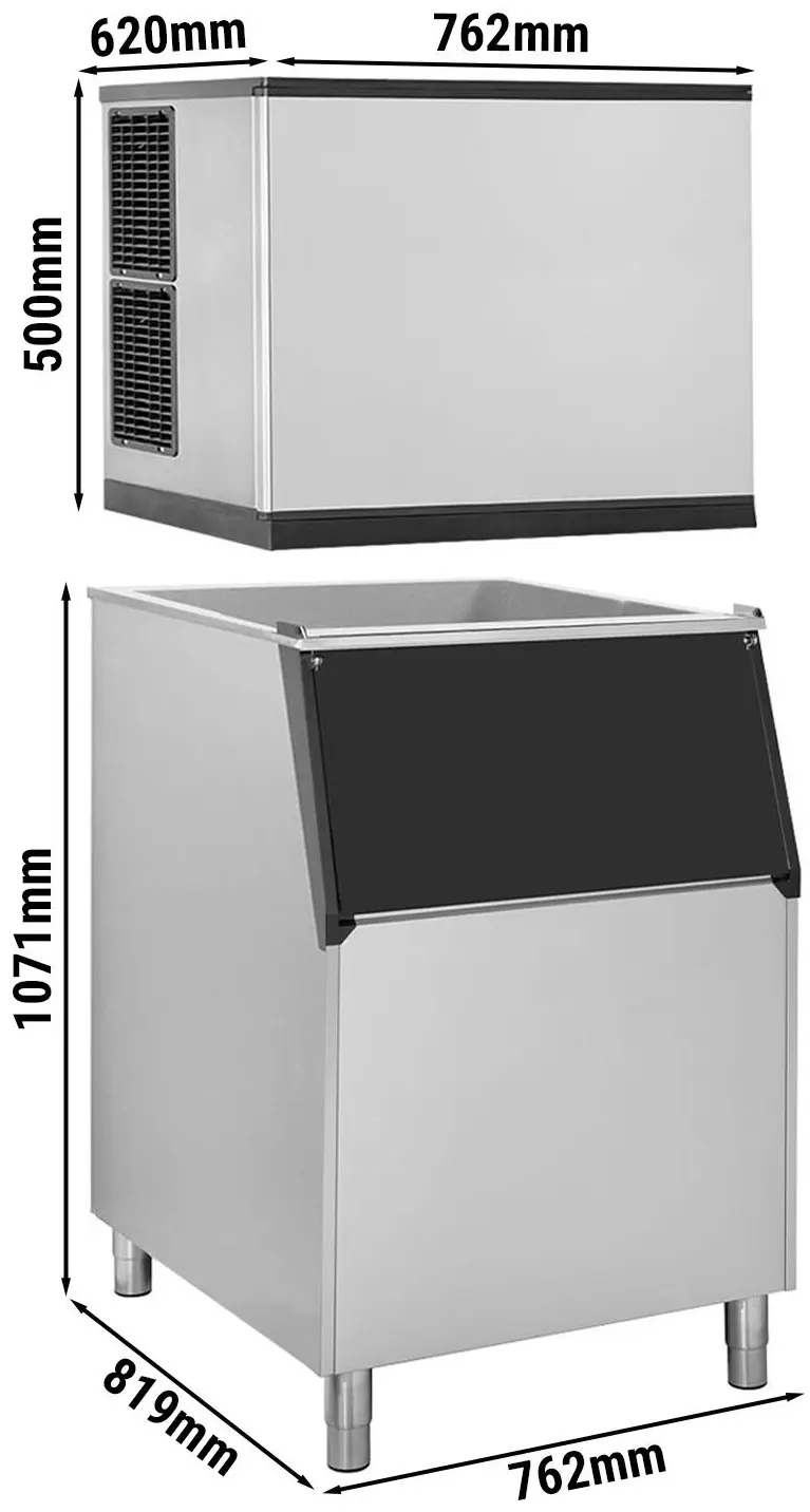 Generator de gheata GGM Gastro EWI212VH#EVI200 (Inox/Black) - 5