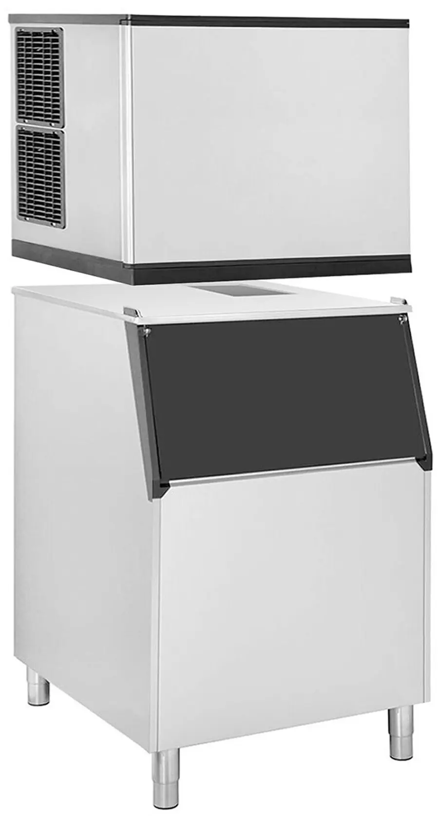 Льдогенератор GGM Gastro EWI403VHN#EVI200 (Inox/Black) - 2