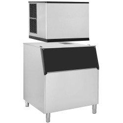 Generator de gheata GGM Gastro EWI403VHN#EVI350 (Inox/Black)