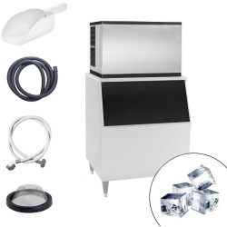 Льдогенератор GGM Gastro EWI403VHN#EVI350F (Inox/Black) Thumb