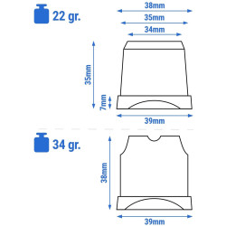 Generator de gheata GGM Gastro EWI42N (Inox) Thumb