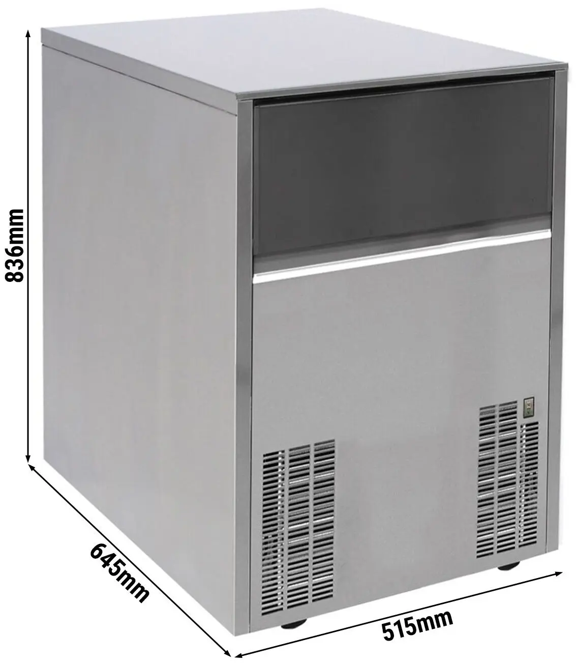 Generator de gheata GGM Gastro EWI54N (Inox) - 3
