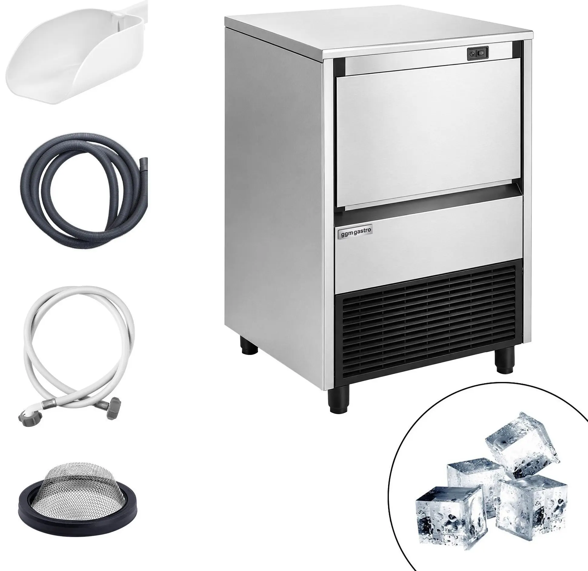 Generator de gheata GGM Gastro EWI58VHN (Inox) - 4