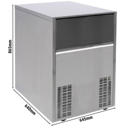 Льдогенератор GGM Gastro EWI75N (Inox) Thumb