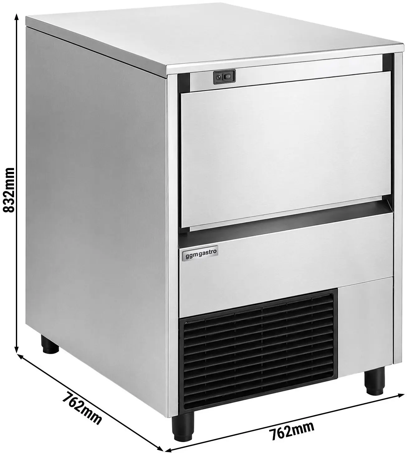Generator de gheata GGM Gastro EWMI150 (Inox) - 7