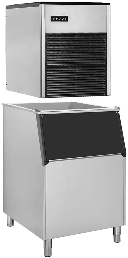 Generator de gheata GGM Gastro EWMI335#EVI200F (Inox/Black)