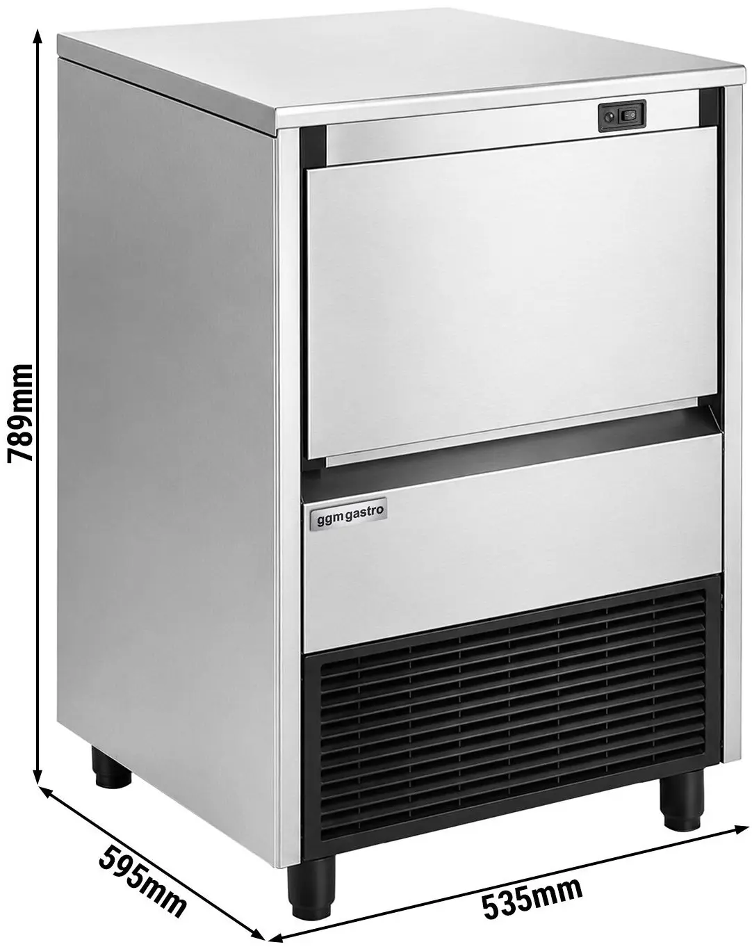 Generator de gheata GGM Gastro EWMI45 (Inox) - 6