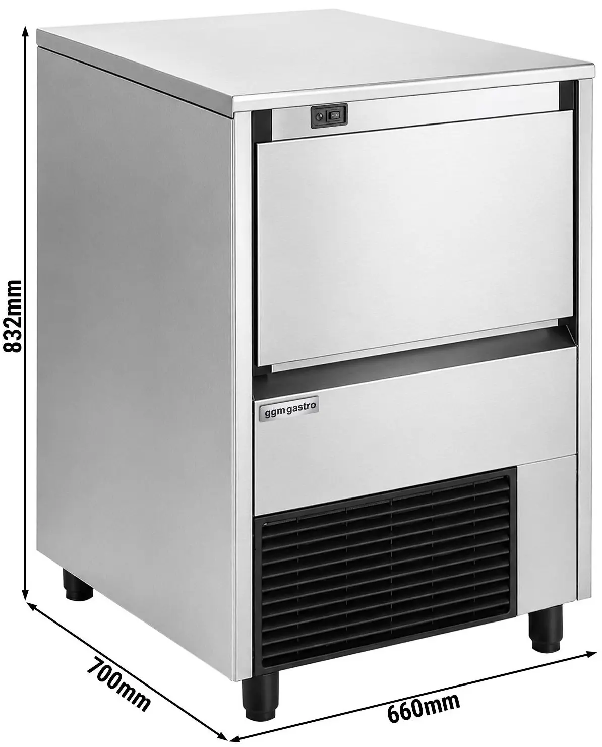 Generator de gheata GGM Gastro EWMI99 (Inox) - 6