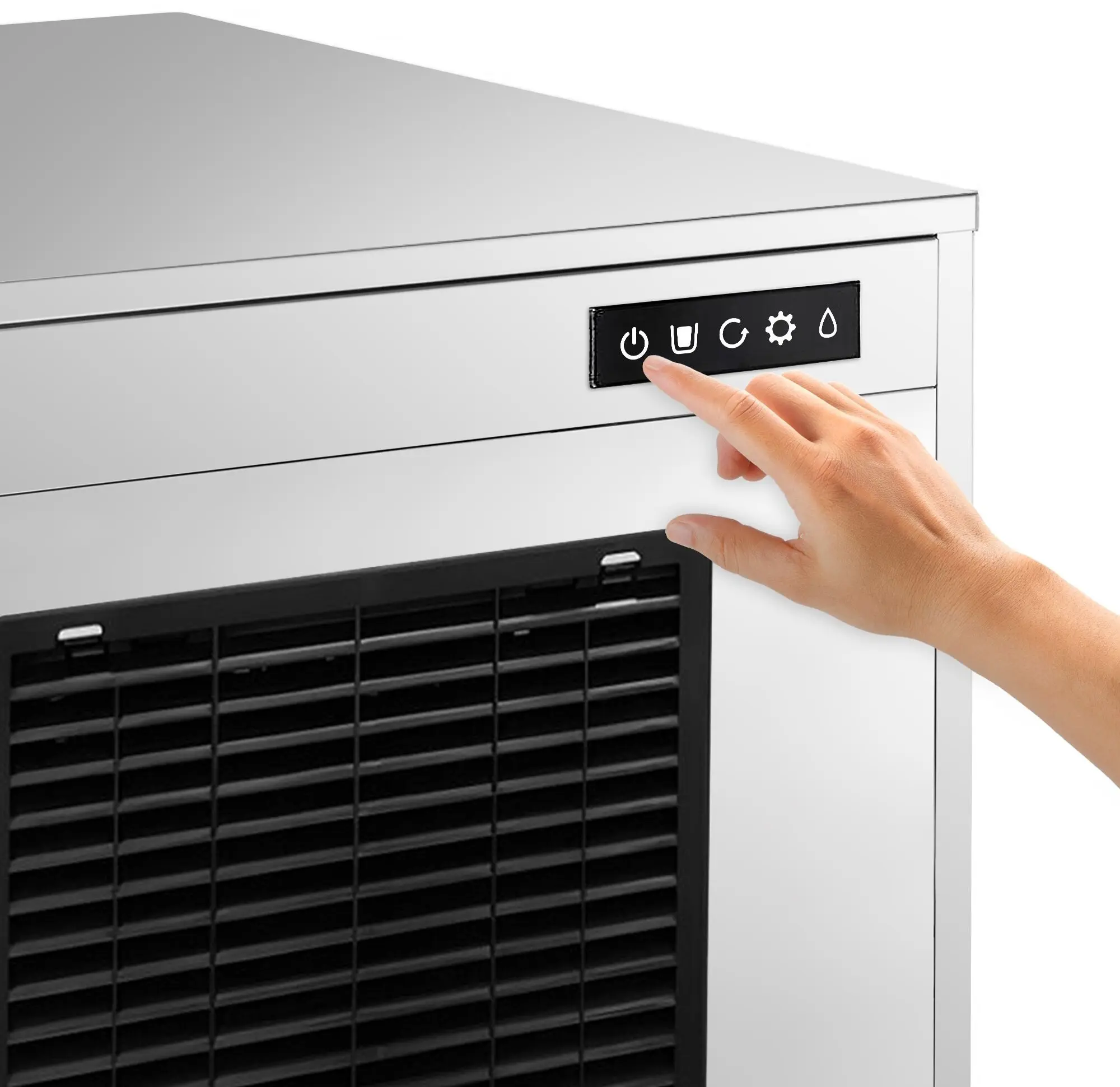 Generator de gheata GGM Gastro FEI220N#EVI350F (Inox/Black) - 4