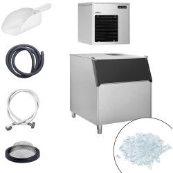 Generator de gheata GGM Gastro FEI220N#EVI350F (Inox/Black) Thumb