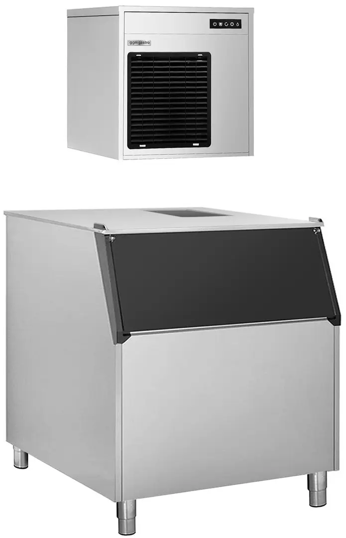 Generator de gheata GGM Gastro FEI220N#EVI350F (Inox/Black)