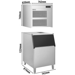 Generator de gheata GGM Gastro FEI390#EVI200F (Inox/Black) Thumb