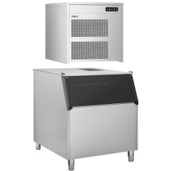 Generator de gheata GGM Gastro FEI390#EVI350F (Inox/Black)