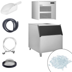 Generator de gheata GGM Gastro FEI390#EVI350F (Inox/Black) Thumb