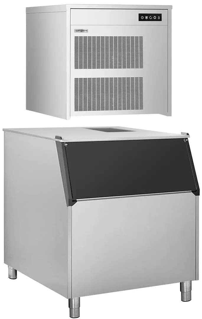 Generator de gheata GGM Gastro FEI390#EVI350F (Inox/Black)