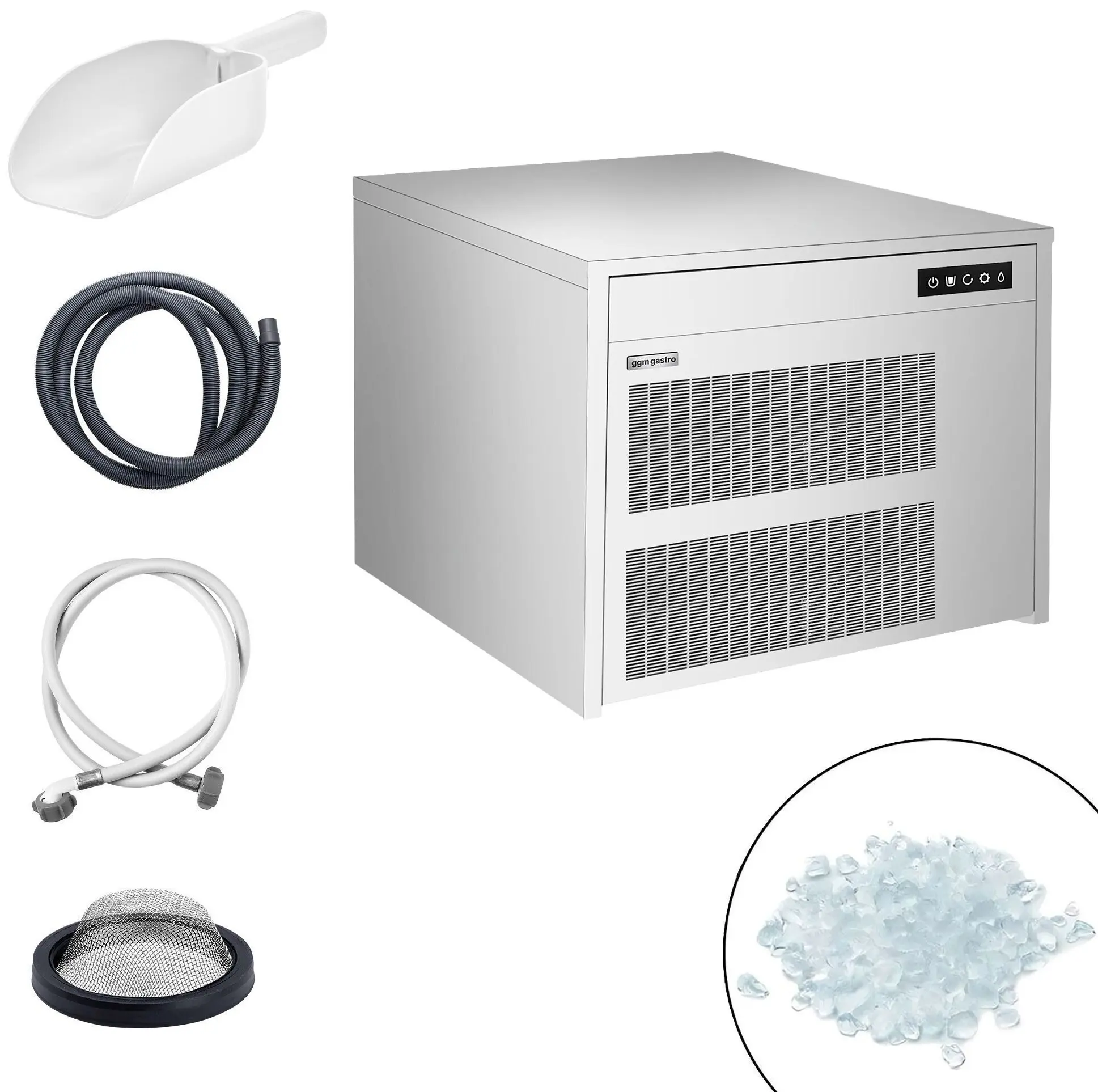 Generator de gheata GGM Gastro FEI390 (Inox) - 4
