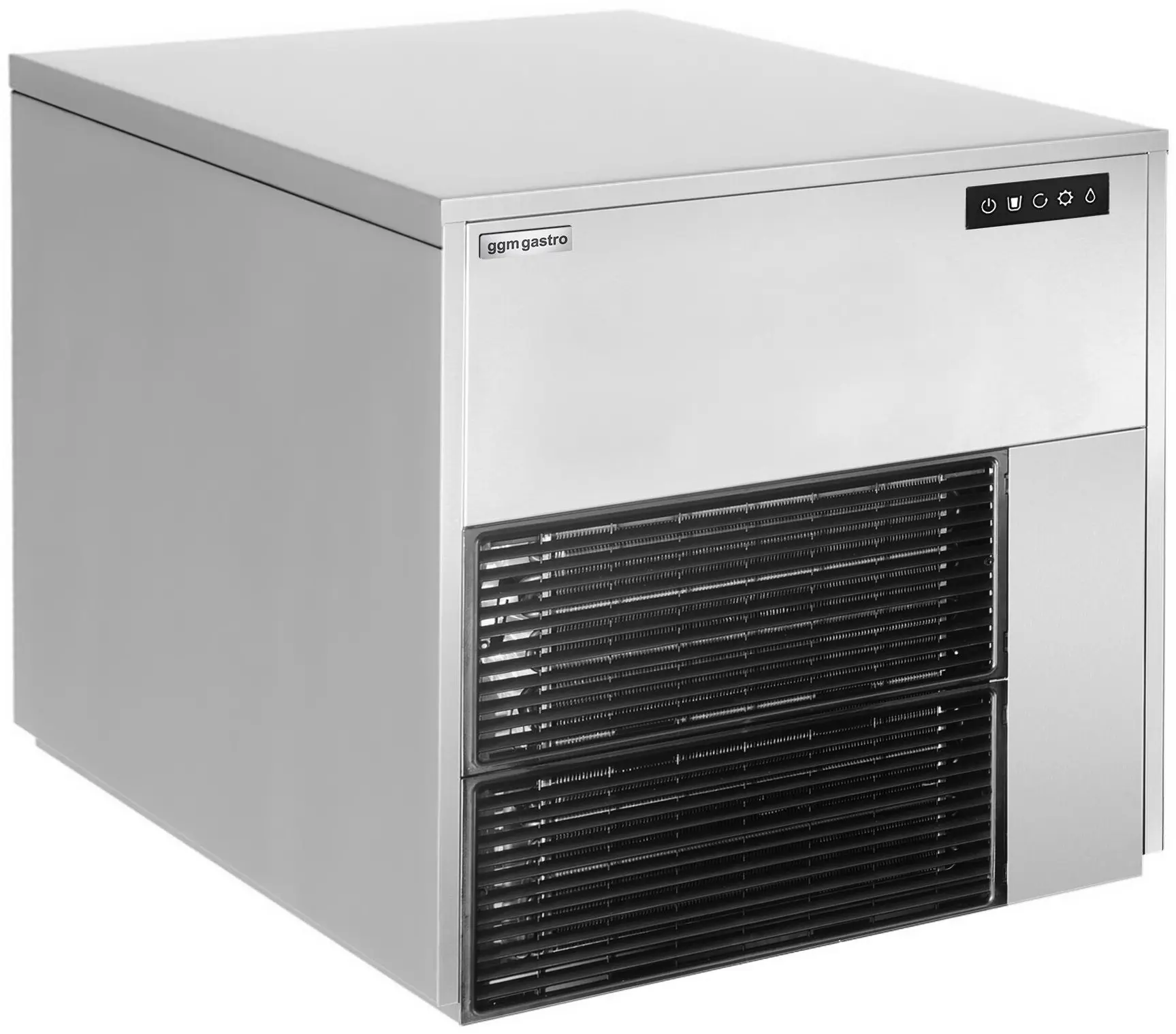 Льдогенератор GGM Gastro FEI565#EVI200F (Inox/Black) - 2