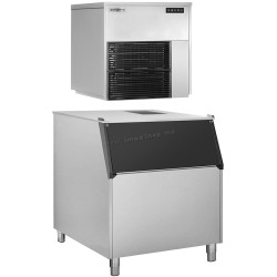 Generator de gheata GGM Gastro FEI565#EVI350F (Inox/Black)