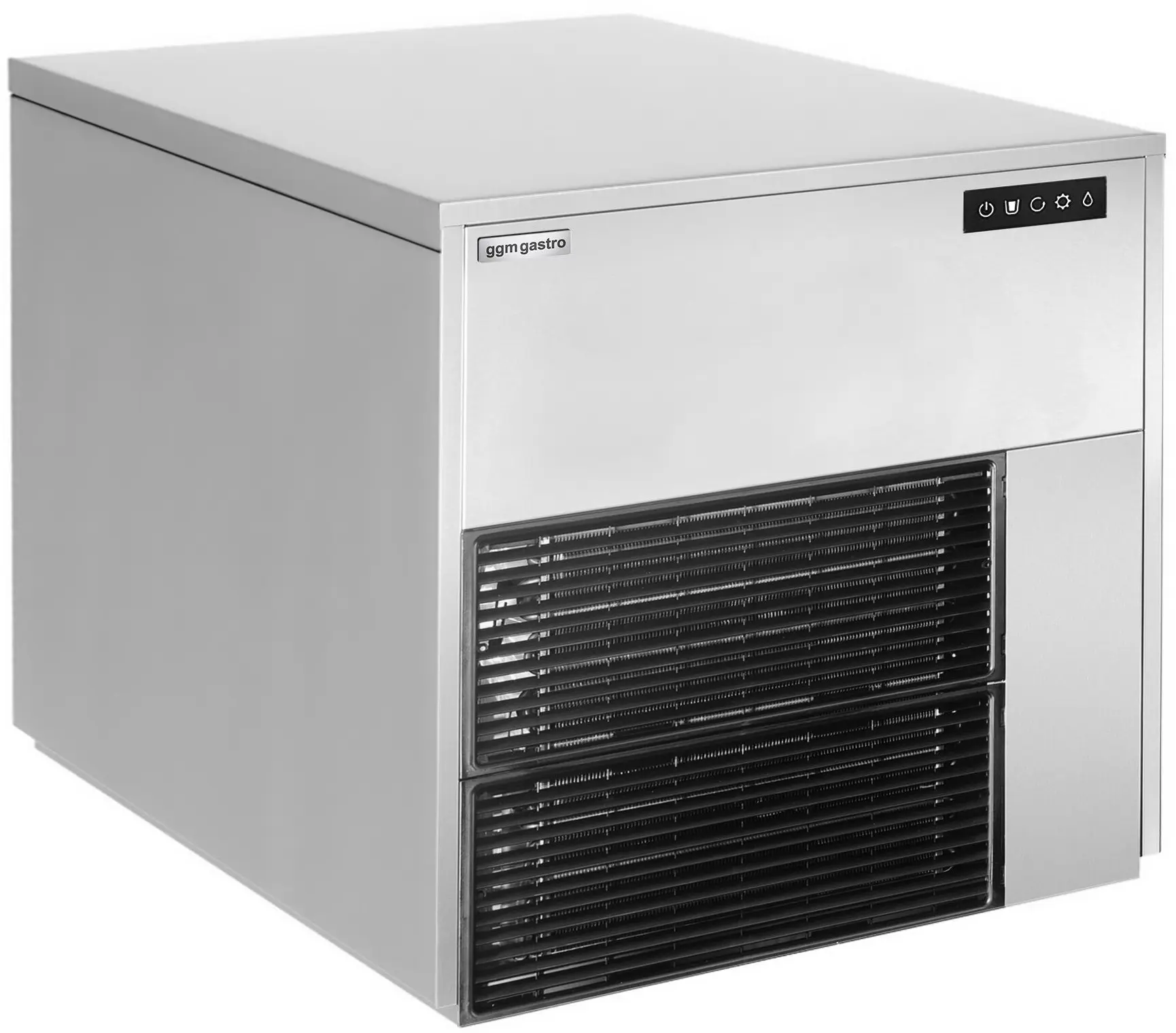 Льдогенератор GGM Gastro FEI565#EVI500F (Inox/Black) - 2