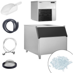 Льдогенератор GGM Gastro FEI565#EVI500F (Inox/Black) Thumb
