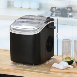 Generator de gheata Homcom 800-154V90BK (Black) Thumb