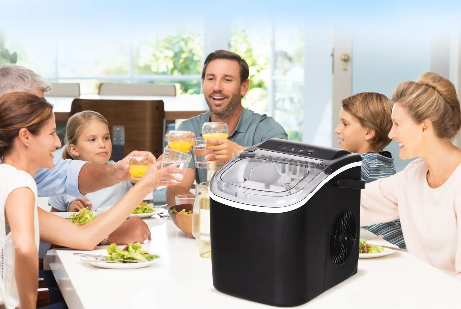 Generator de gheata Homcom 800-154V90BK (Black)