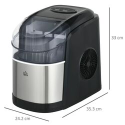 Generator de gheata Homcom 800-183V90BK (Black) Thumb