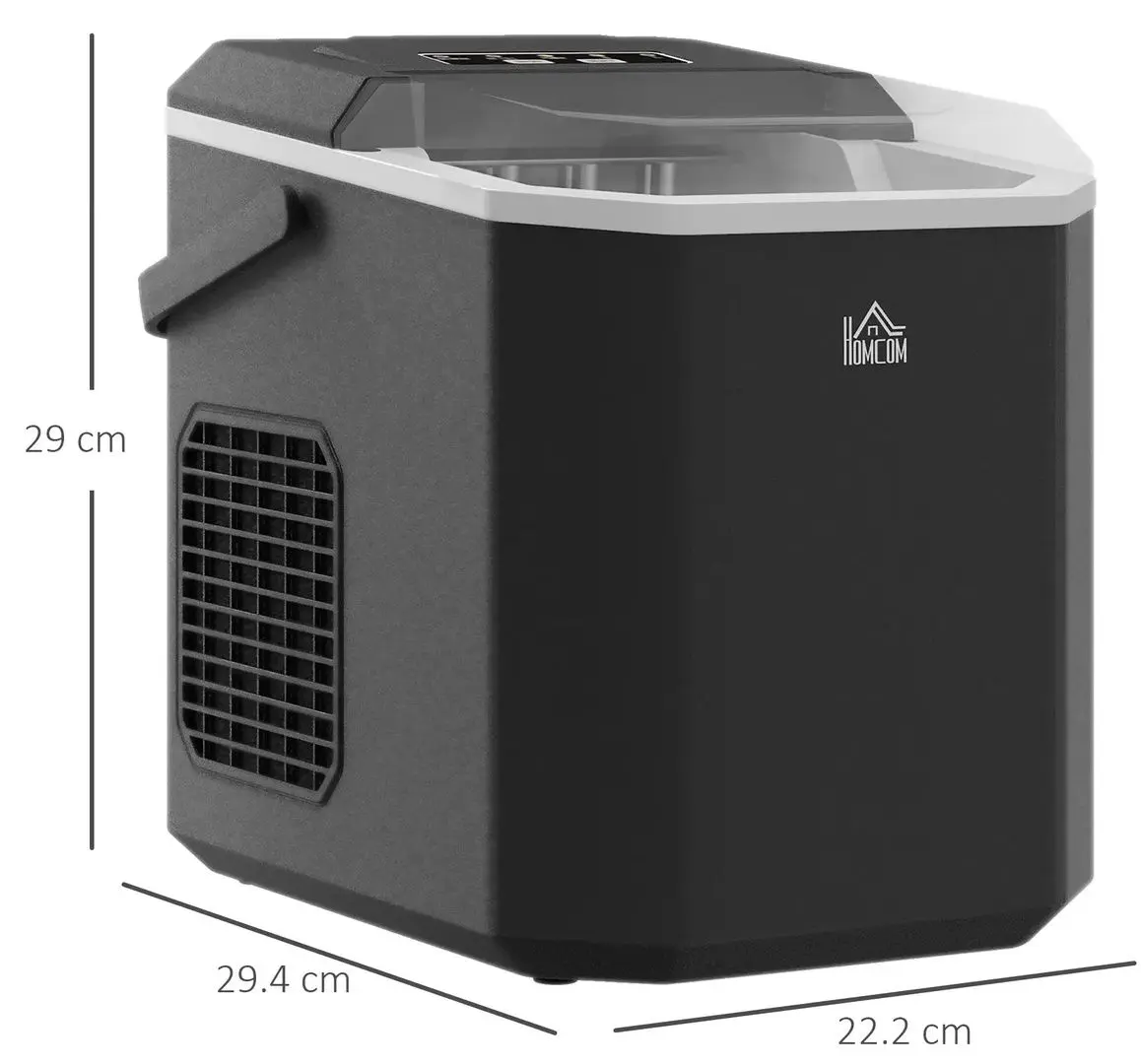 Льдогенератор Homcom 800-185V90BK (Black)