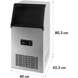 Generator de gheata Klarstein Glacial XL (Inox/Black) Thumb