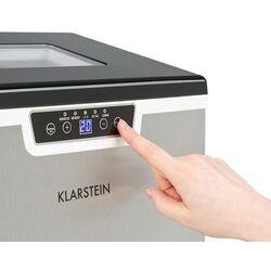 Льдогенератор Klarstein Icefestival Cube 10035579 (Silver/Black) Thumb