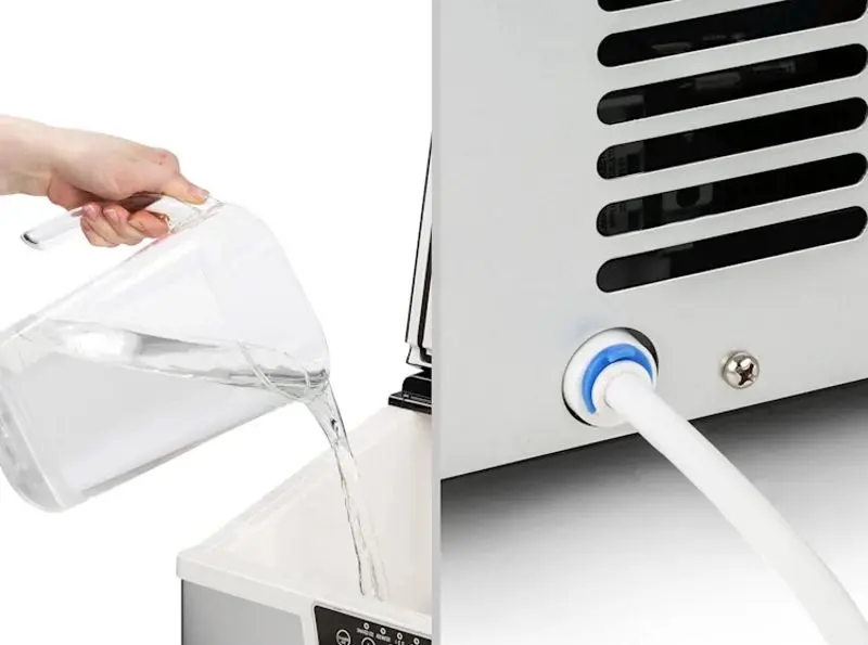 Льдогенератор Klarstein Icefestival Cube 10035579 (Silver/Black)