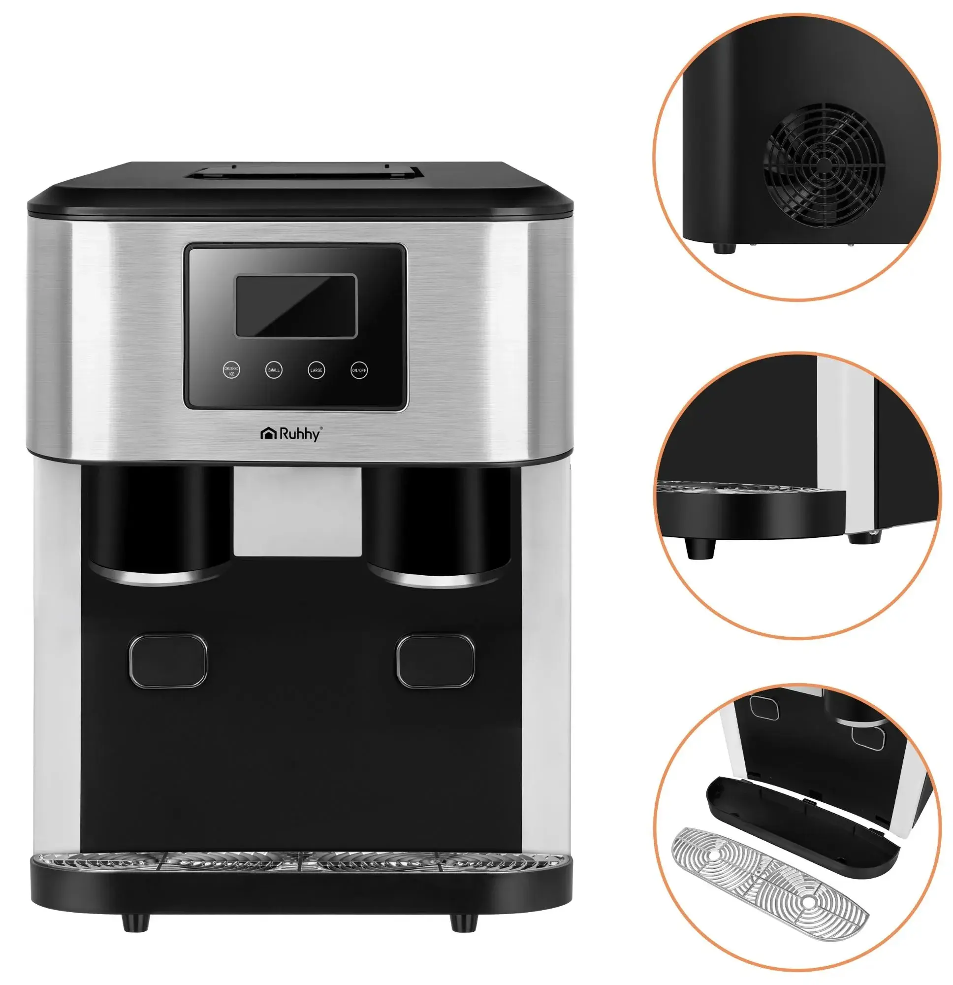 Льдогенератор 3в1 Ruhhy 27858 (Black/Inox) - 5