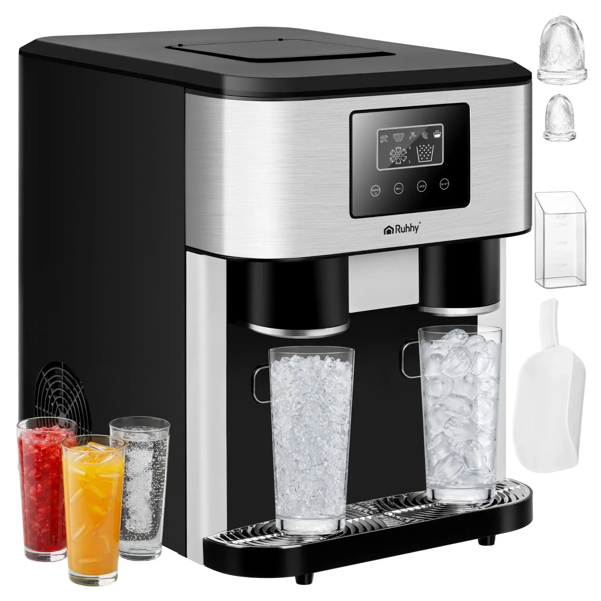 Льдогенератор 3в1 Ruhhy 27858 (Black/Inox) - 6