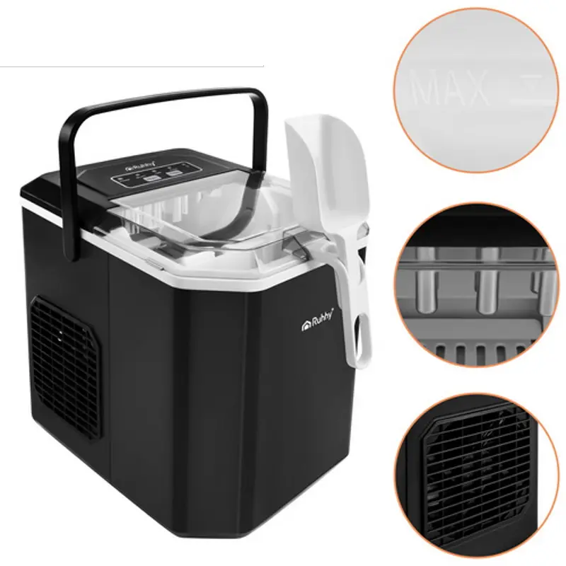 Generator de gheata Ruhhy 27708 (Black) - 2