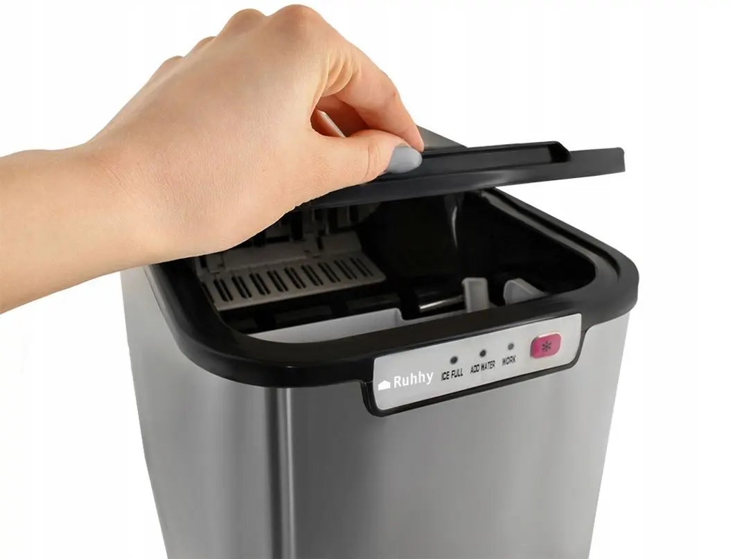 Generator de gheata Ruhhy K5537 (Inox/Black)