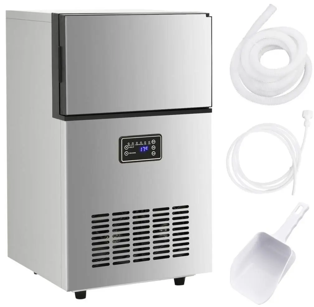 Generator de gheata VidaXL 153682 (Grey)