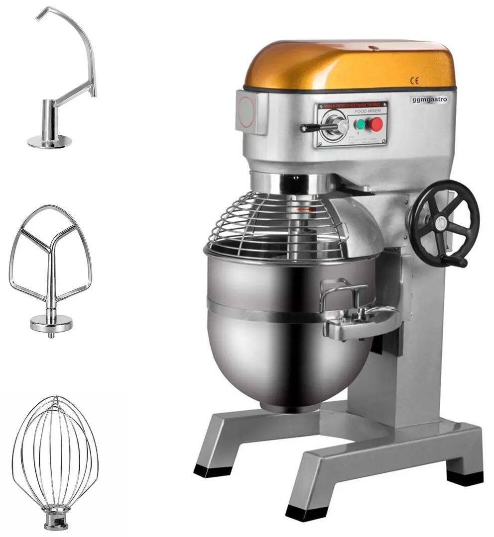 Миксер планетарный GGM Gastro PLRM40H (Grey/Orange)