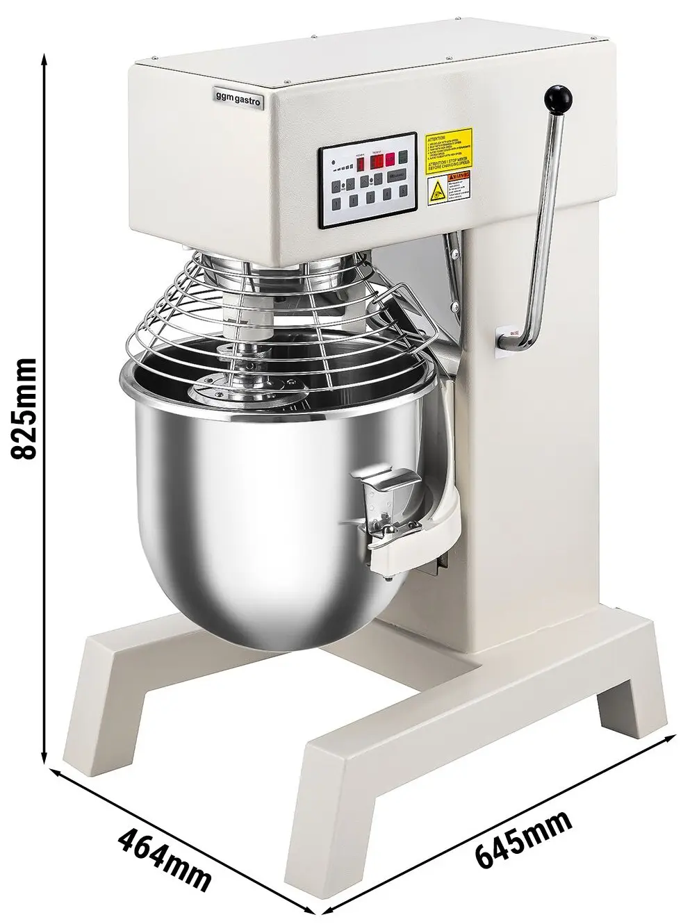 Миксер планетарный GGM Gastro PRMS20 (White) - 8