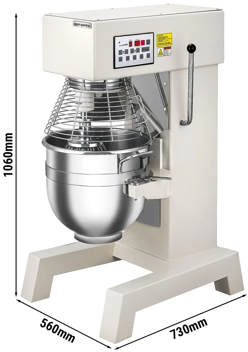 Миксер планетарный GGM Gastro PRMS30 (White) - 8