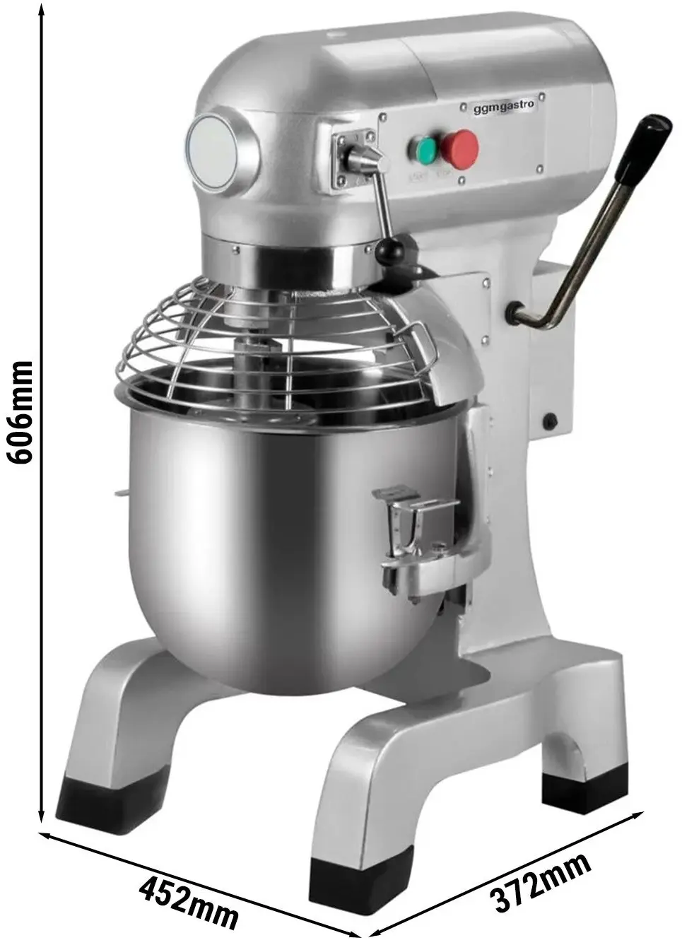 Mixer planetar GGM Gastro PRMSH10 (Inox) - 5