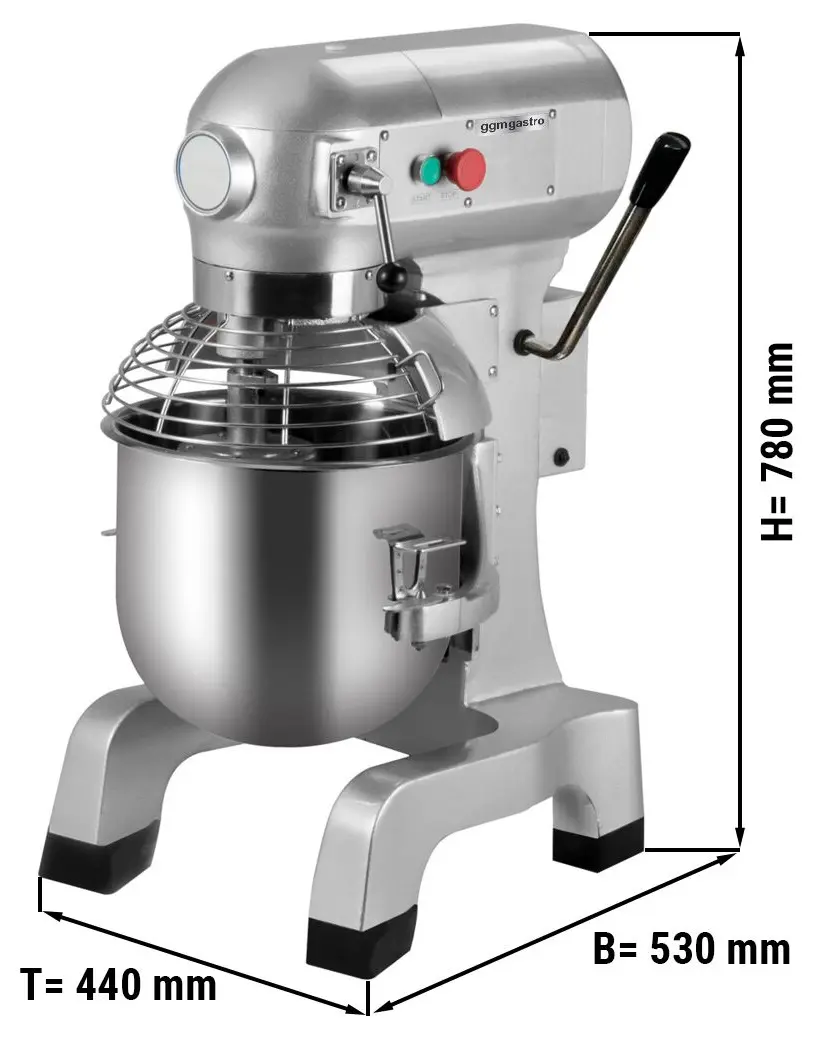 Миксер планетарный GGM Gastro PRMSH20 (Grey) - 3