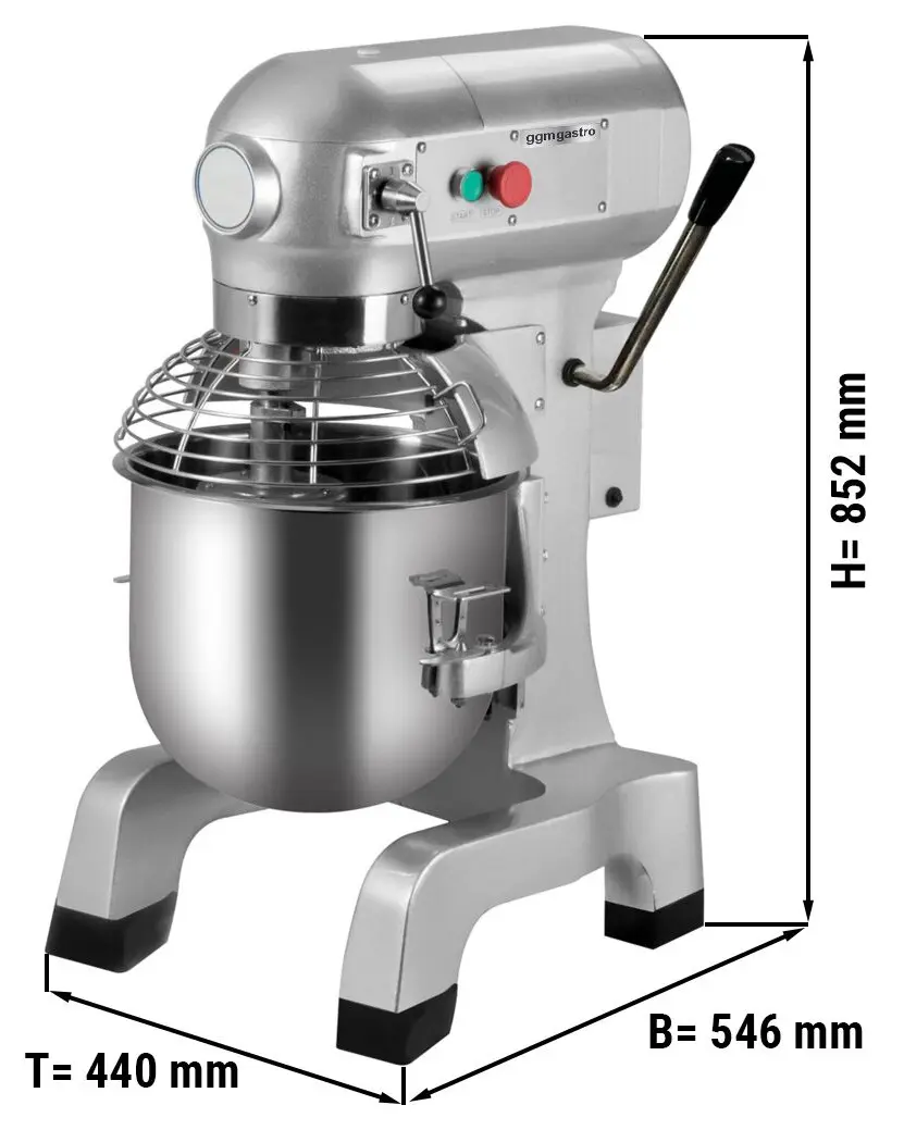 Mixer planetar GGM Gastro PRMSH30 (Grey) - 6