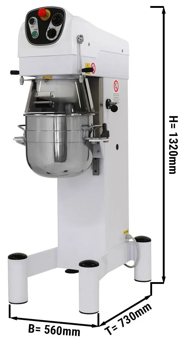 Миксер планетарный GGM Gastro PRMZ20 (White) - 4