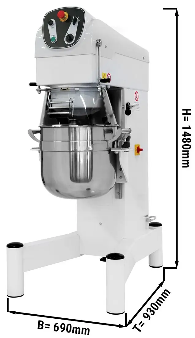Mixer planetar GGM Gastro PRMZ40 (White) - 4