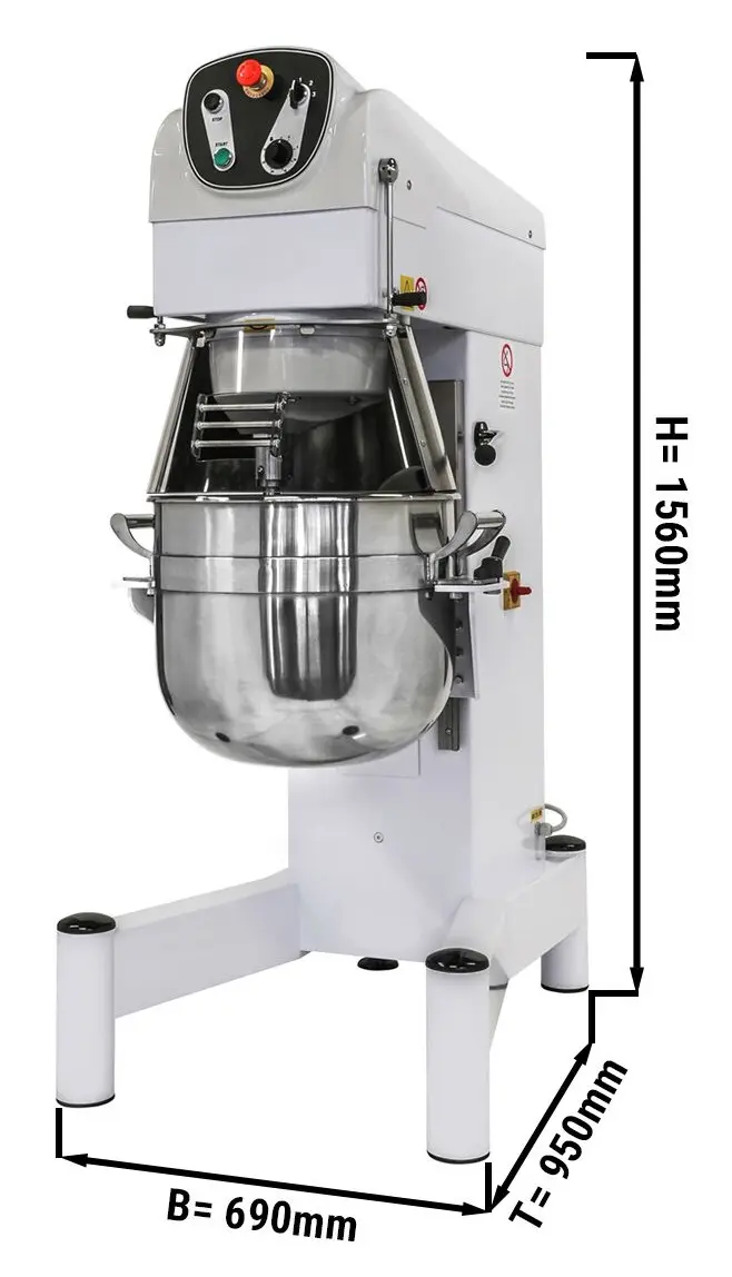 Миксер планетарный GGM Gastro PRMZ60 (White) - 4