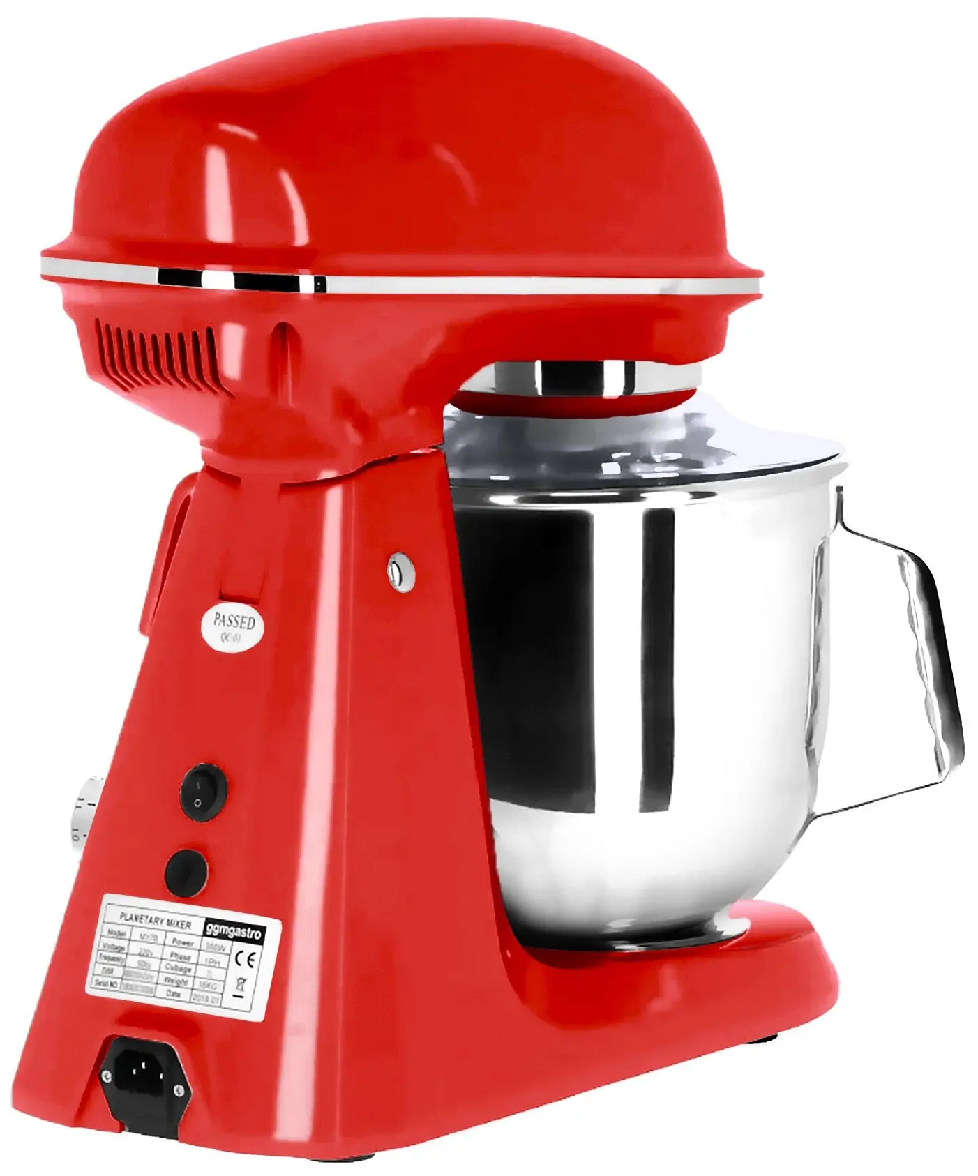 Миксер планетарный GGM Gastro RMF7B-R (Red) - 6