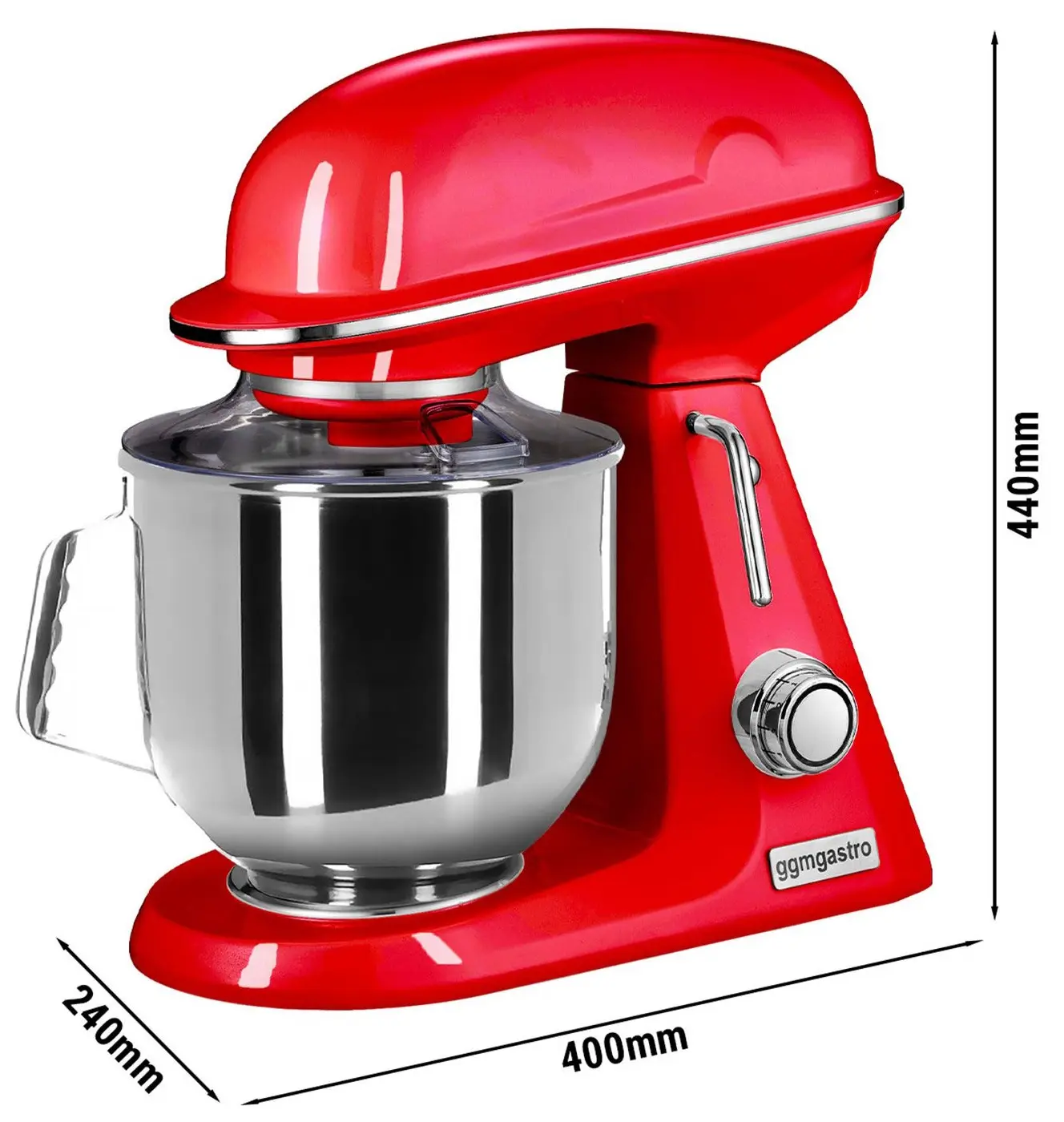 Миксер планетарный GGM Gastro RMF7B-R (Red) - 7