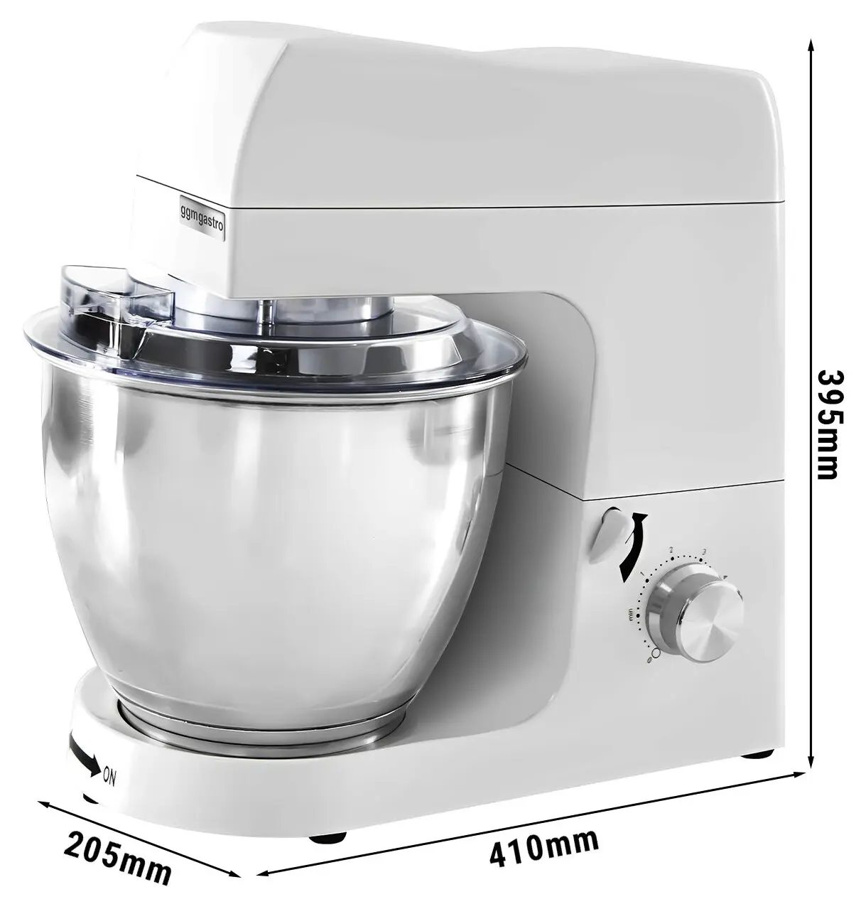 Mixer planetar GGM Gastro RMH7-W (White) - 6