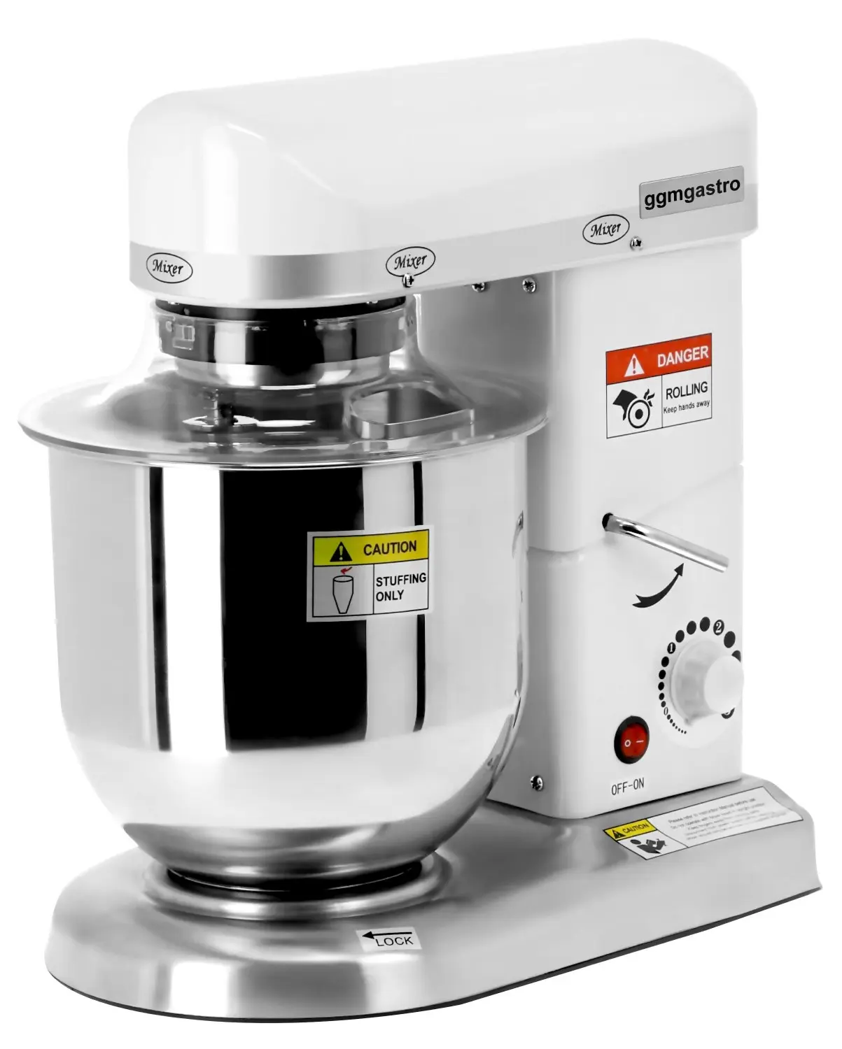 Миксер планетарный GGM Gastro RMS7 (White) - 2